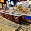Rapido HO PCF B70 Boxcar Set of 6: SP Car #7 and OC&E Patched over Southern Pacific in 5 Car Numbers